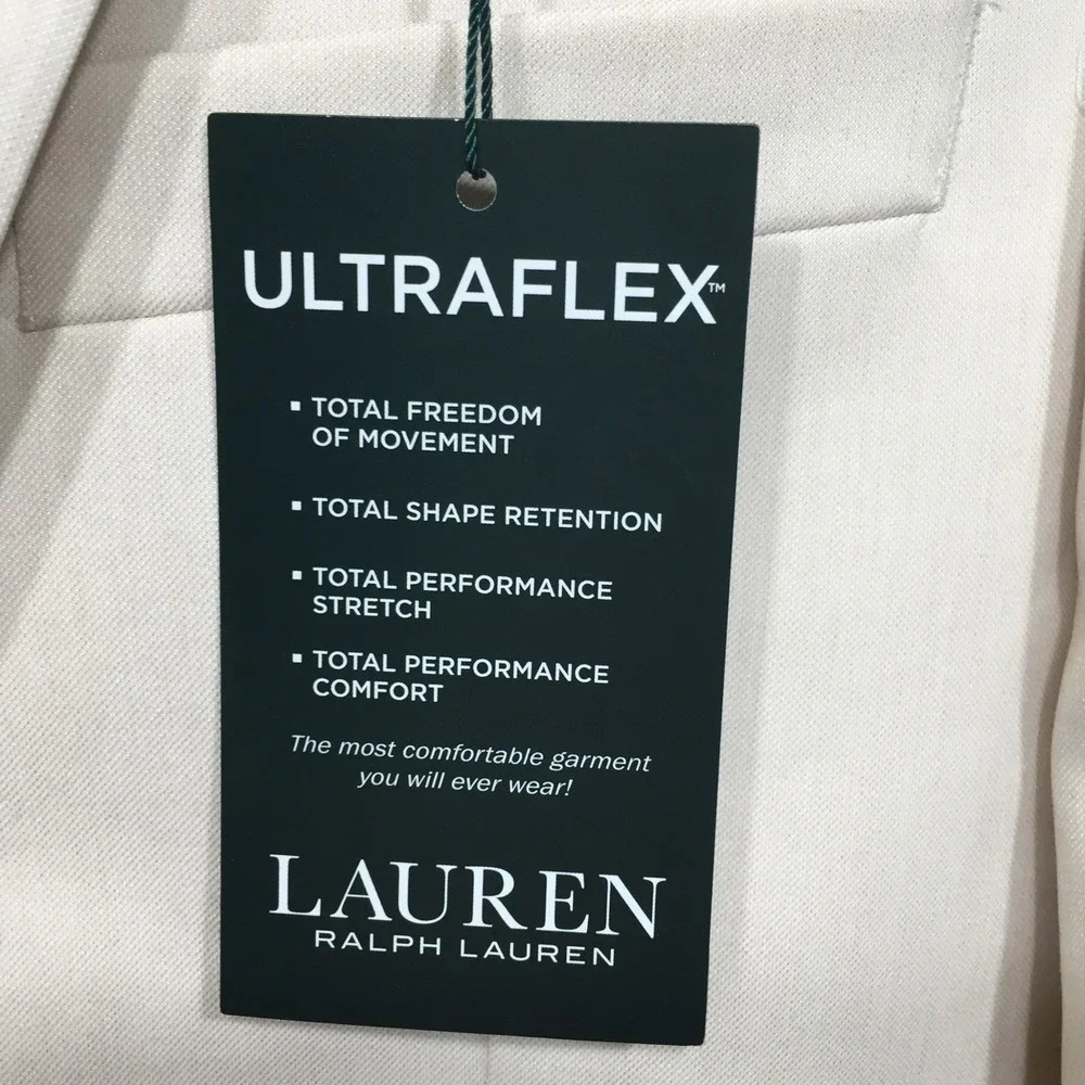 Lauren Ralph Lauren Mens Sport Coat Ultraflex Lexington 38REG Stone